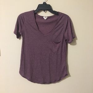Purple Garage Pocket Tee